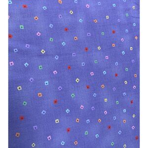 Fanciful Felines By Laurel Burch Cotton Fabric 1/4 Yard 44" Wide Purple with Col